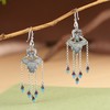 【繁花演绎】S925银景泰蓝镶珍珠耳饰【SCH-SY33378】 商品缩略图1