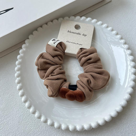 高级感植绒蝴蝶结小圈JTLLZ发圈-纪念日百货门店同款167145359 商品图4