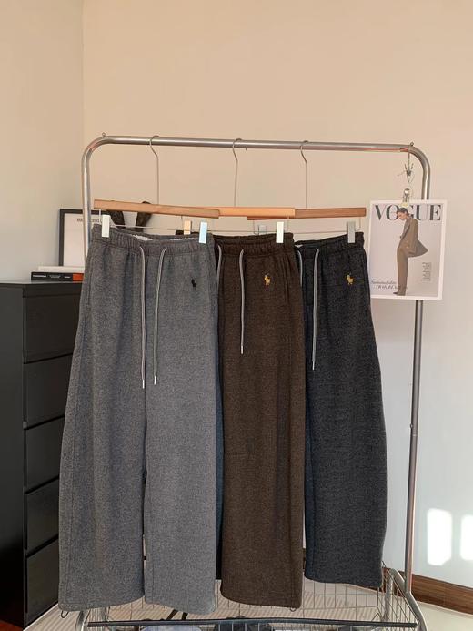 D121119秋冬羊绒加绒弯刀裤女士毛呢休闲长裤 商品图0