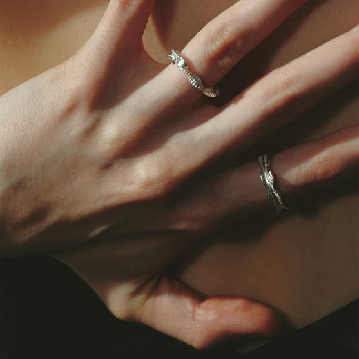 【新年礼物】alodia.co 品牌直发 CRUSH褶皱戒指耳环 925银小众设计高级感长期主义精致 商品图12