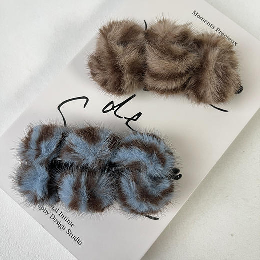 少女风撞色双色毛球香蕉夹发夹-纪念日百货门店同款167747907 商品图1