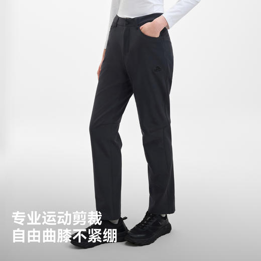 【风盾C25】伯希和软壳裤女2025年新款户外防风登山裤高弹运动裤 商品图3
