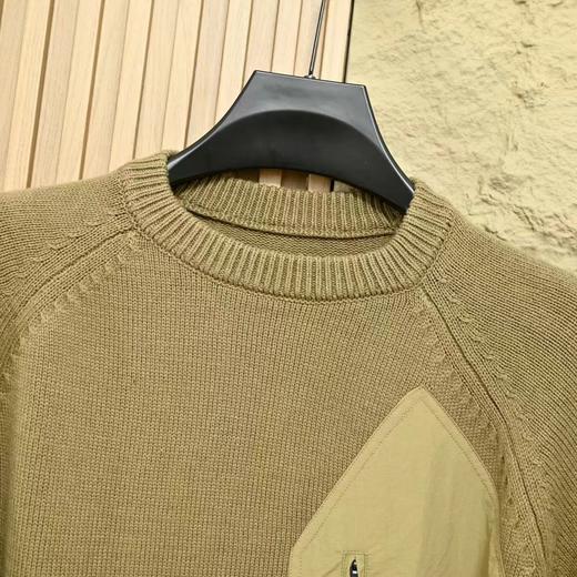 D121144男士后背5D凹凸大鸟贴袋针织衫毛衣 商品图9