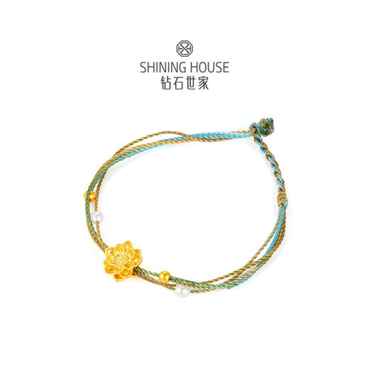 【定价黄金】【限时8折】【现货】钻石世家  足金黄金手串 #五角星#金苹果#莲花# 手串手链 淡水珍珠手链 商品图5