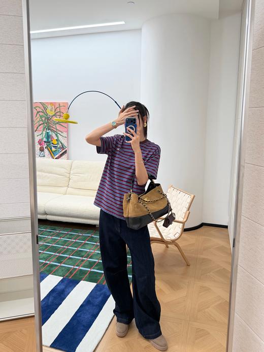 普拉达 最新款 条纹T恤 (KX*MM) 商品图6