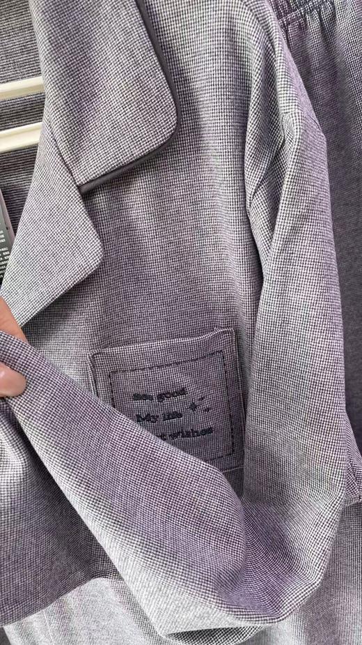 长袖长裤德绒棉翻领套装男款睡衣舒适透气高级1415346 商品图2