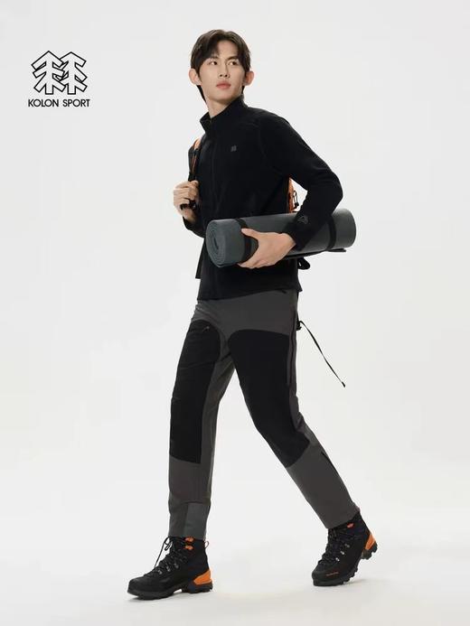 D121166男士立领抓绒夹克秋冬透湿保暖外套户外运动上衣 商品图12