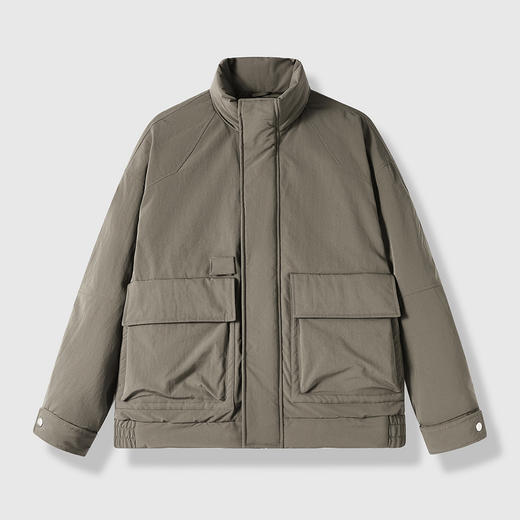 GXG男装【90白鸭绒】冬季工装大口袋立领休闲保暖男式羽绒服K&C 商品图9