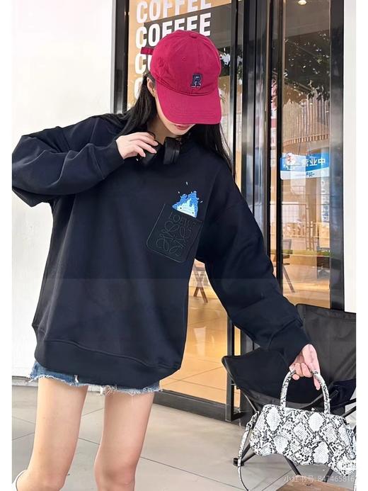 D121134新品联名款哈尔的移动城堡联名火焰卫衣男女同款 商品图10