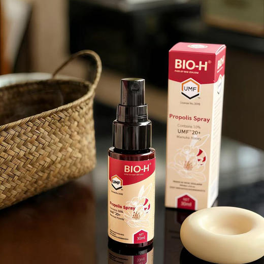新西兰BIO-H 佰澳和 UMF20+蜂蜜蜂胶口腔喷雾 30ml/支 商品图3