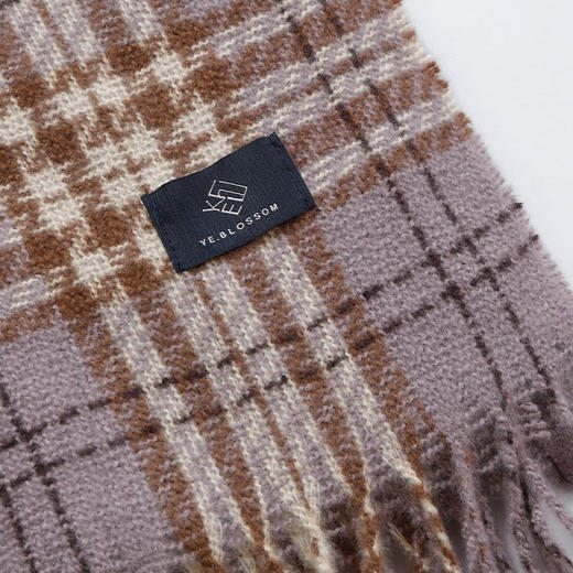 DM奶油风韩系格纹围巾-纪念日百货门店同款168094434 商品图1