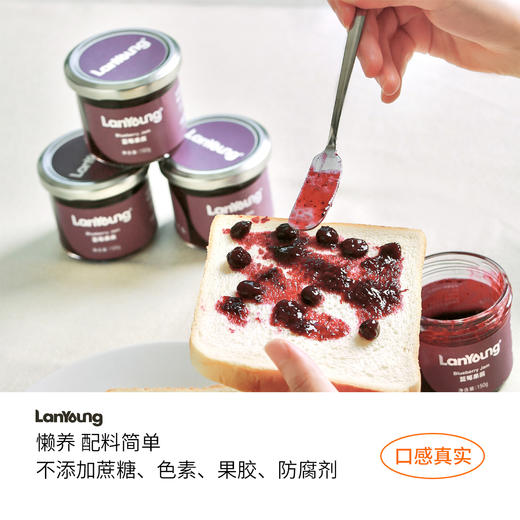 lan young 五莓果酱  蓝莓果酱 150g/瓶 商品图1