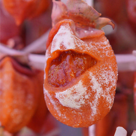 YP一口糯叽叽!陕西富平流心柿饼1-5斤普通装礼盒装富平大尖柿子热卖 商品图0