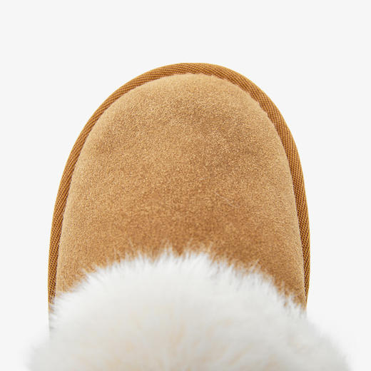 西遇低帮厚底雪地靴女冬季新款保暖加绒加厚毛毛鞋面包棉鞋子V2457337 商品图5