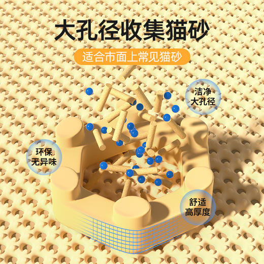 eva猫砂垫防带出猫砂过滤防外溅防脏猫砂盆宠物垫双层猫狗垫子 商品图2