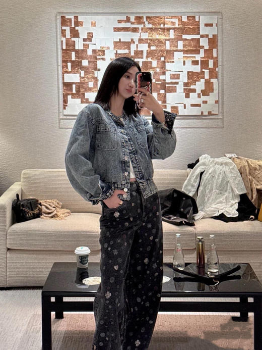 香奈儿 25秋冬新款 花布裡牛仔外套(TM) 商品图1