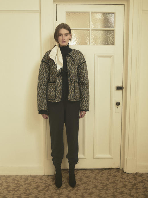 VC｜HHD25017 Susy quilted jacket [ 外套 藕色 / 藏青 ]【HOLIDAY】 商品图5