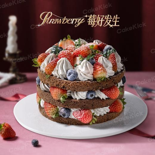 6英寸草莓季动物奶油生日蛋糕8选1 商品图3