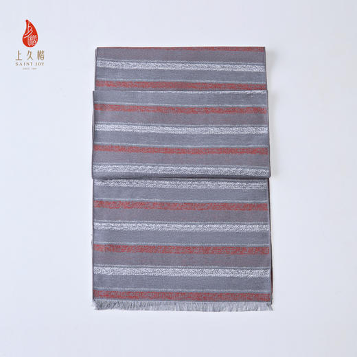 SAINTJOY/上久楷 拉绒围巾  真丝拉绒长巾  WJ3J025210003 商品图3