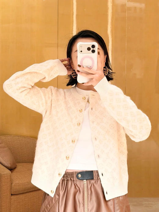 驴家 经典老花针织开衫 (TM) 商品图4