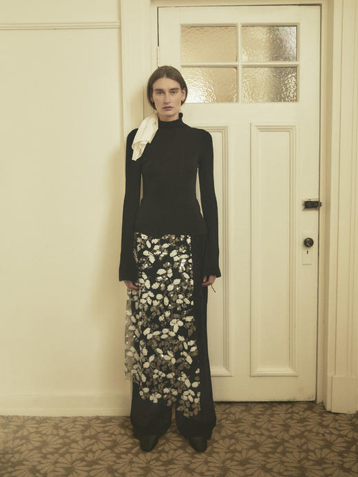 VC｜HD25012 Sigrid velvet trousers [ 长裤 黑 / 米白 ]【HOLIDAY】 商品图8