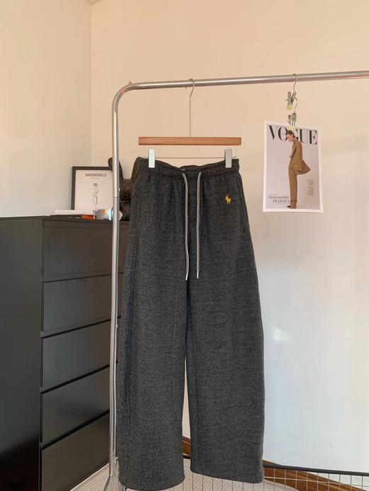 D121119秋冬羊绒加绒弯刀裤女士毛呢休闲长裤 商品图1