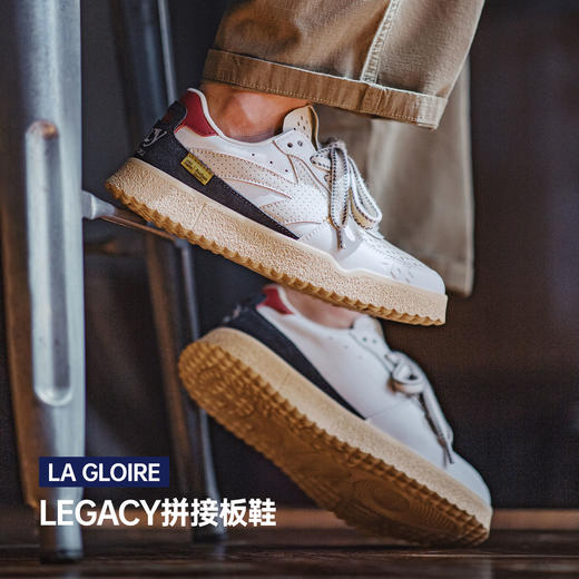 马登Legacy箭头厚底板鞋复古小众软底美式拼接低帮休闲鞋新款男生 商品图0