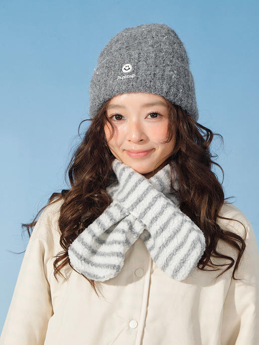 简约百搭微笑小标针织帽-纪念日百货门店同款167098986 商品图0