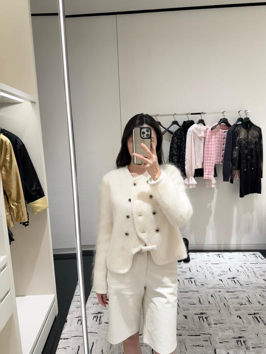 香奈儿 25秋冬新款 洋装马海毛外套(TM) 商品图3