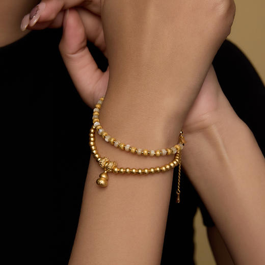 Manreya玛芮雅“金禄缠腕“手链|铜镀金 商品图1