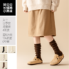 袜尖尖四季款美拉德色系堆堆袜百搭单品4双装 商品缩略图4
