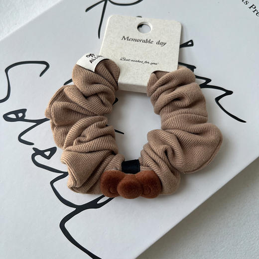 高级感植绒蝴蝶结小圈JTLLZ发圈-纪念日百货门店同款167145359 商品图2