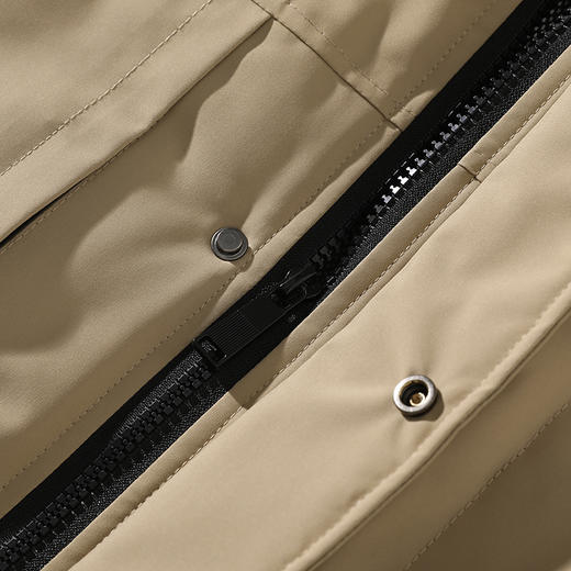 【硬汉风格 防风锁温 耐磨抗撕裂】冬季防风连帽石墨烯大码棉服 （B1-M5311） 商品图11