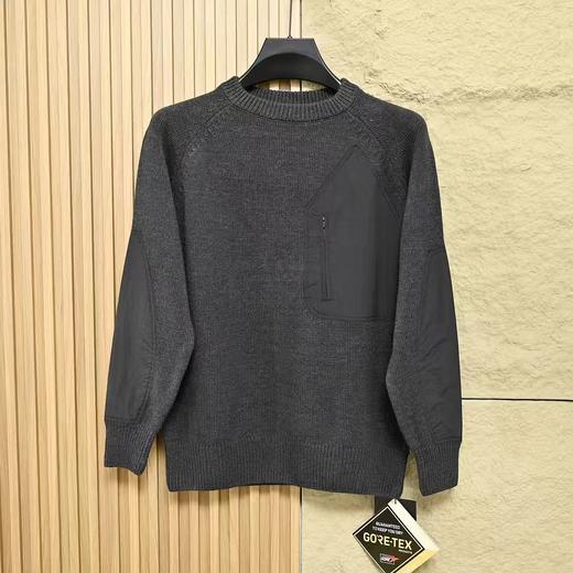 D121144男士后背5D凹凸大鸟贴袋针织衫毛衣 商品图2