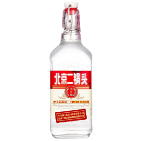 [白酒]小方瓶红标二锅头42度500ml