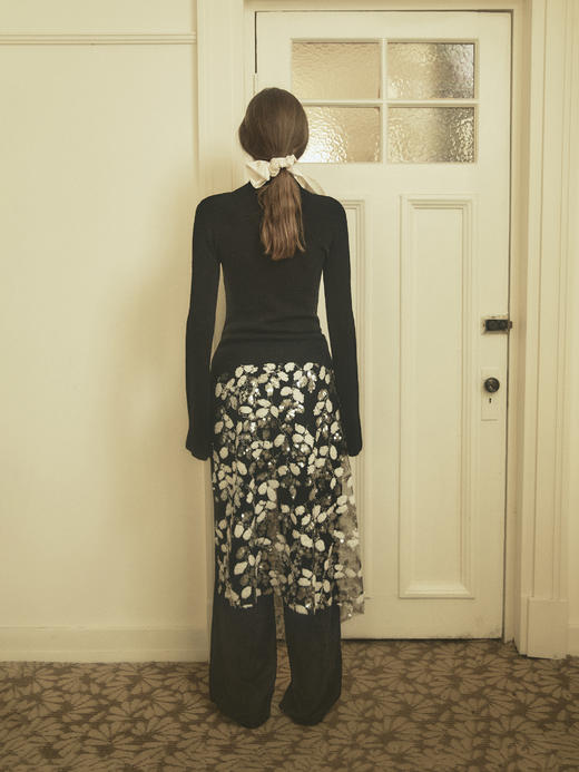 VC｜HD25012 Sigrid velvet trousers [ 长裤 黑 / 米白 ]【HOLIDAY】 商品图10