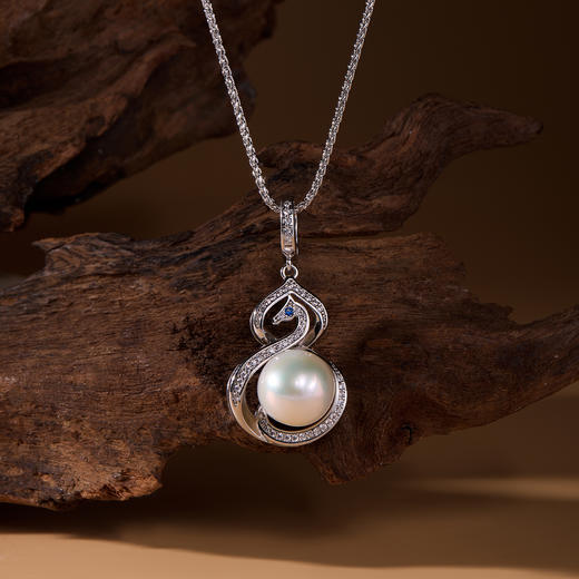 Manreya玛芮“福禄天韵”爱迪生珍珠项链|铜镀金，爱迪生珍珠 商品图6