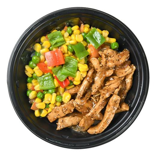 黑椒双拼便当 盒饭 加热即食 390g 商品图2