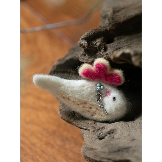 牧衣游原创 纯羊毛胸针百搭文艺小众 游里【不支持会员折】 商品图1