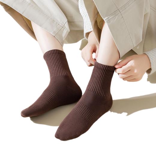 袜尖尖长绒棉系列国标A类秋冬款儿童中长袜5双装 商品图4