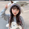【柔软亲肤保暖❗️捏捏耳朵还会响】可爱小羊儿童毛绒帽子女童冬季保暖绑带护耳帽加厚亲子套头雷锋帽。jb 商品缩略图1