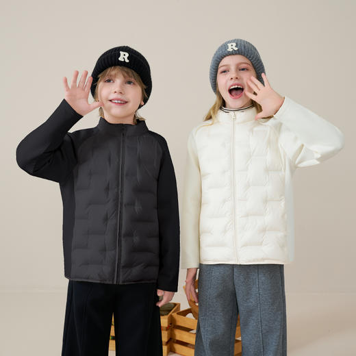 【鹅绒】儿童羽绒服2025秋冬女童校服神器男童运动夹克女士内胆 商品图4