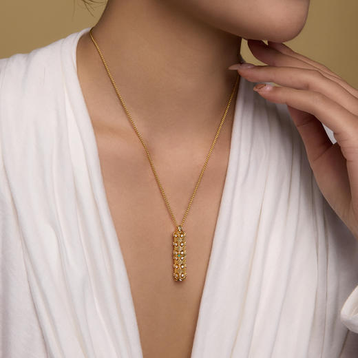 Manreya玛芮雅“金缕法棒”项链|铜镀金 商品图2