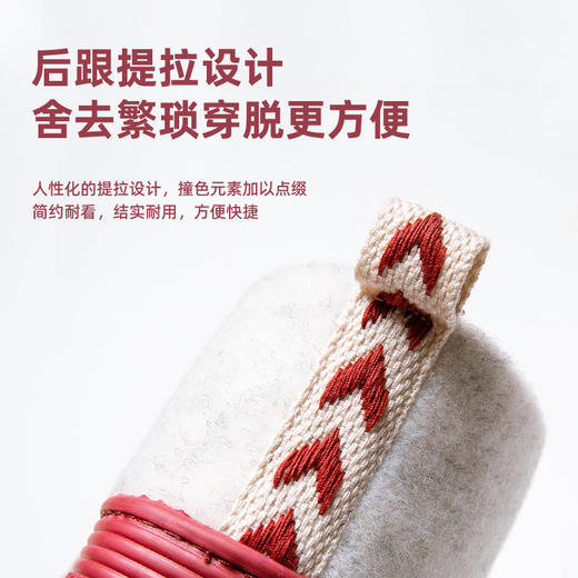 【保暖棉拖鞋】珂缔缘秋冬季居家男女士办公室内室外静音防滑包跟月子 商品图2