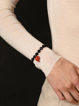 订购6周到｜Chan Luu-ELEPHANT-大象 缟玛瑙 赤铁矿 红碧玉 串珠 手链［美国设计师］