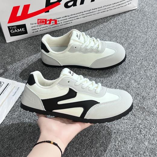 回力女鞋小白鞋女2025秋季百搭休闲运动鞋网红软底轻便芭蕾德训鞋 商品图5