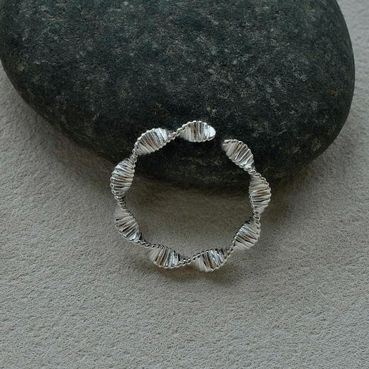 【新年礼物】alodia.co 品牌直发 CRUSH褶皱戒指耳环 925银小众设计高级感长期主义精致 商品图3