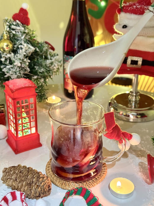 【查莉丝公主派对热红酒】✅赤霞珠酿造，红枣和多种香料黄金配比，✅70℃低温慢提锁香，免煮免醒30秒喝到暖到脚尖的热红酒-ZTDJ 商品图2