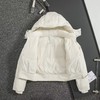 D121154精准保暖轻盈廓形立领女款短款羽绒服 商品缩略图6