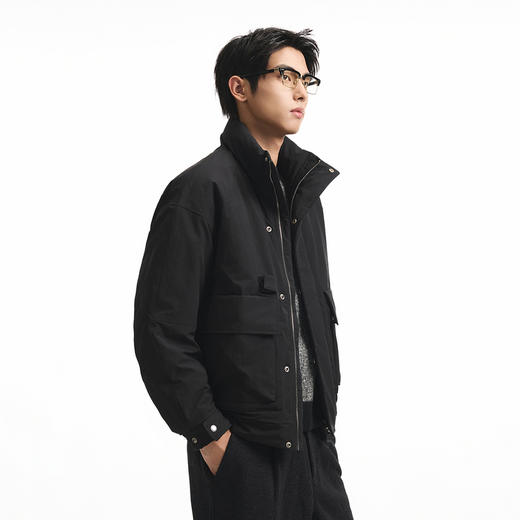 GXG男装【90白鸭绒】冬季工装大口袋立领休闲保暖男式羽绒服K&C 商品图1